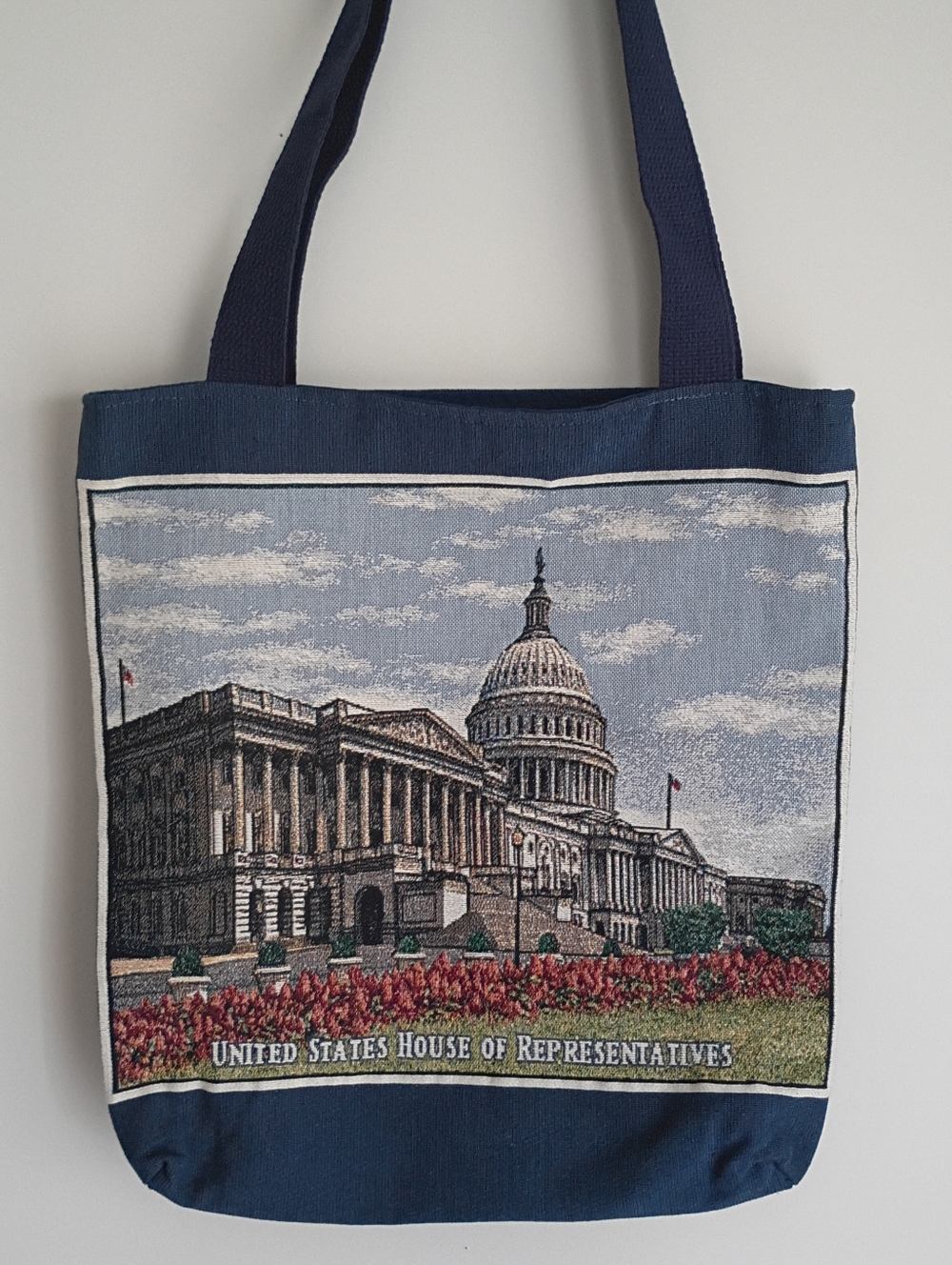 NEW Vintage Congress Senate House Representatives Tapestry Tote Laptop Book Bag